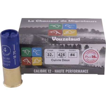 C.12x76 Le Chasseur de Migrateurs 32g Cuivre n°4
