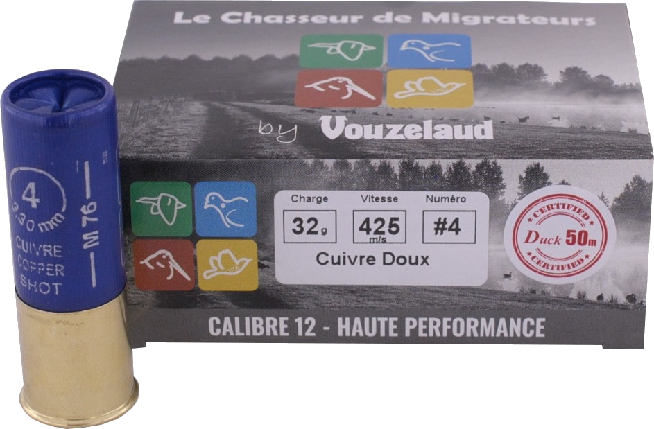 C.12x76 Le Chasseur de Migrateurs 32g Cuivre n°4
