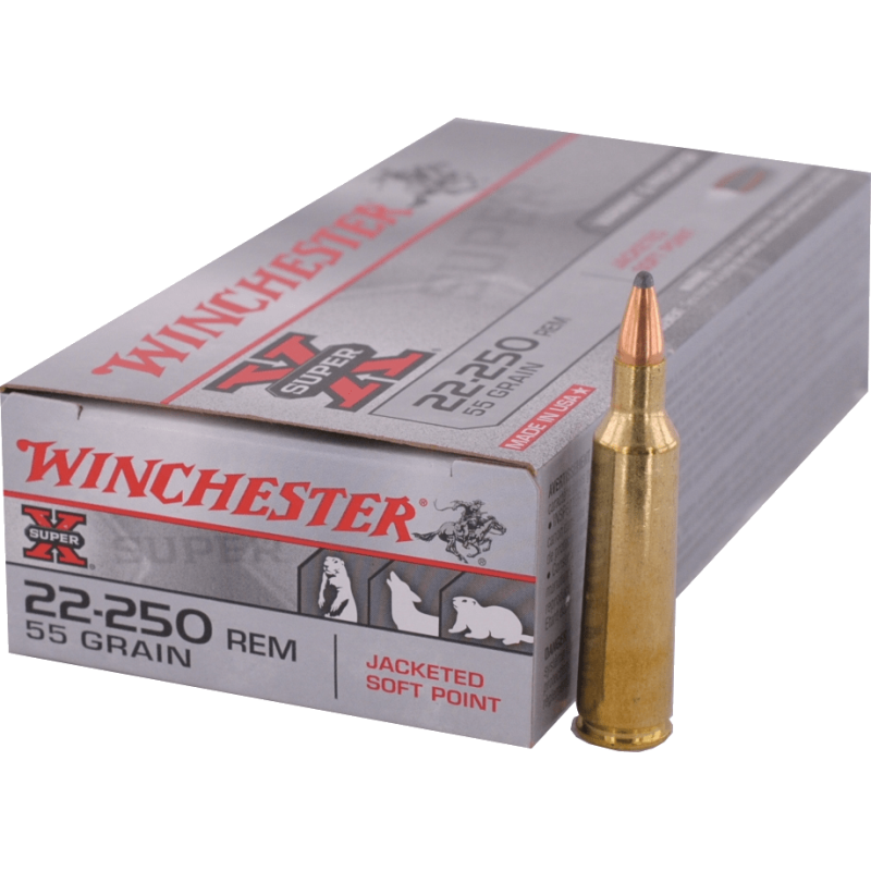 22-250 REMINGTON  Winchester - PP 55gr