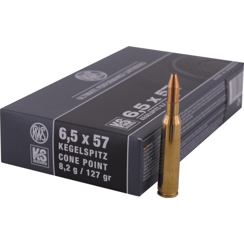 6.5 x 57  RWS - KS 8.20g