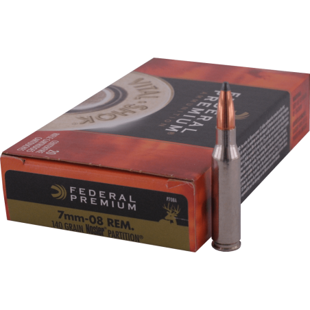 7-08 REMINGTON  Federal - NOSLER P 140gr  - jusqu'à épuisement