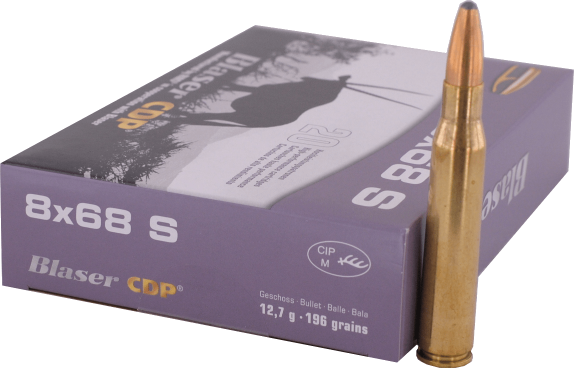 8 x 68 S  Blaser - CDP 196gr  - jusqu'à épuisement