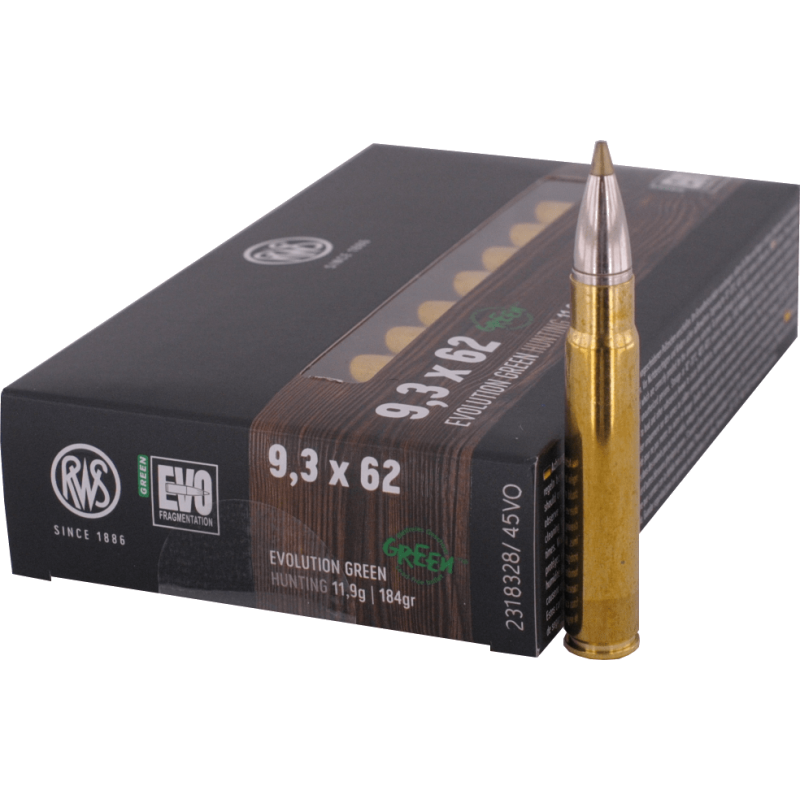 9.3 x 62  RWS - EVO GREEN 11.90g