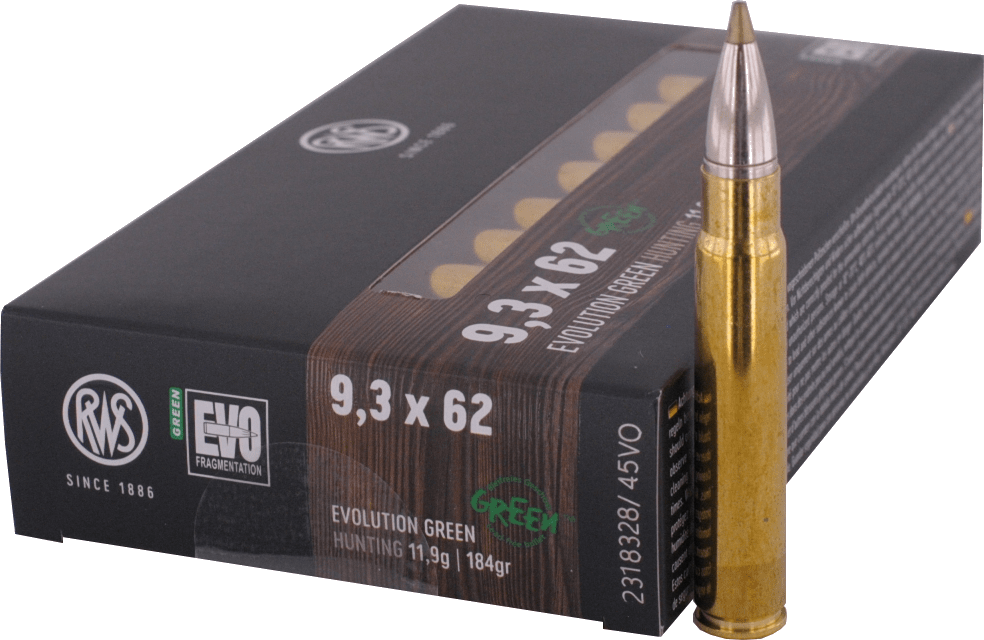 9.3 x 62  RWS - EVO GREEN 11.90g