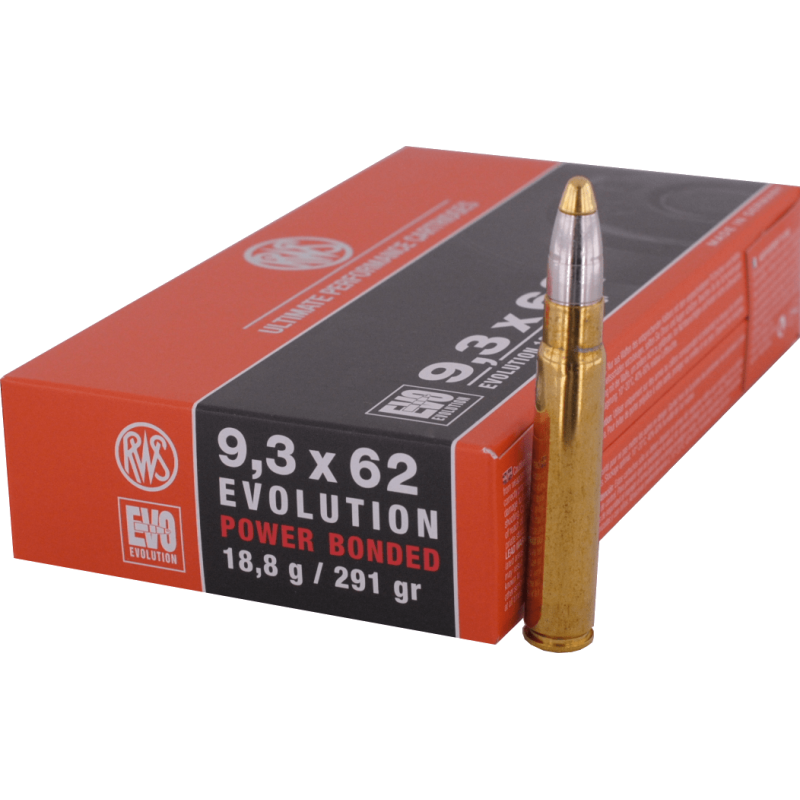 9.3 x 62  RWS - EVOLUTION 18.80g