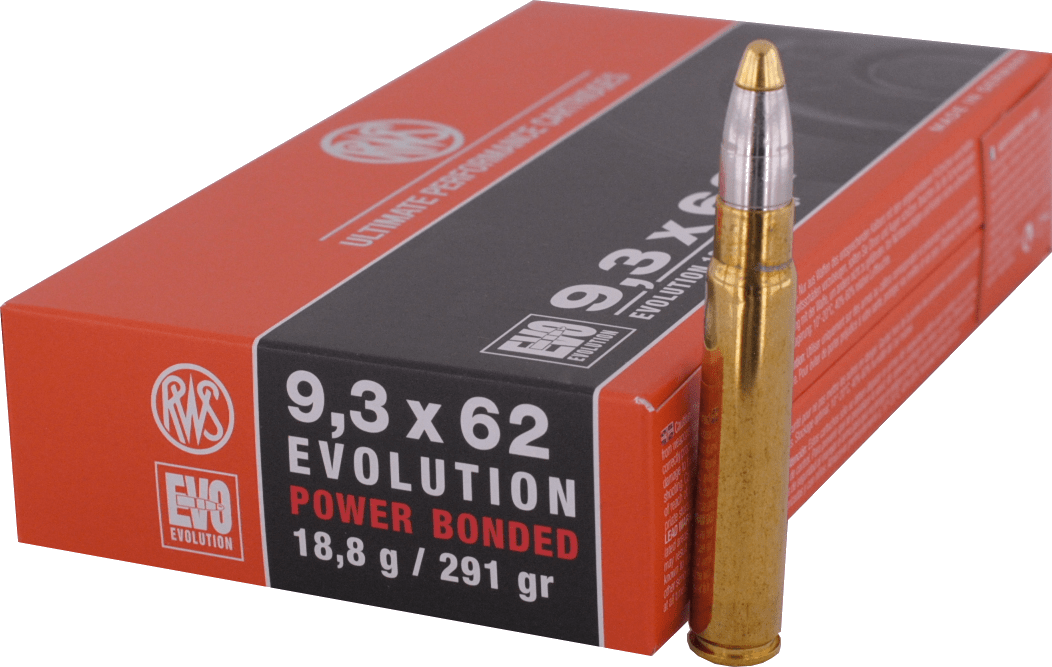 9.3 x 62  RWS - EVOLUTION 18.80g