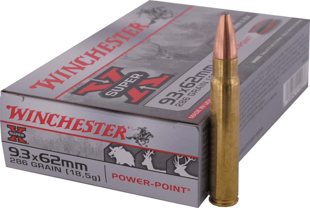9.3 x 62  Winchester - PP 286gr