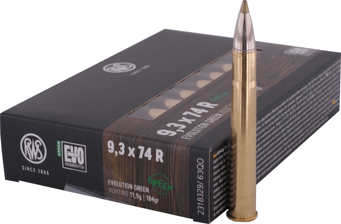 9.3 x 74 R  RWS - EVO GREEN 11.90g