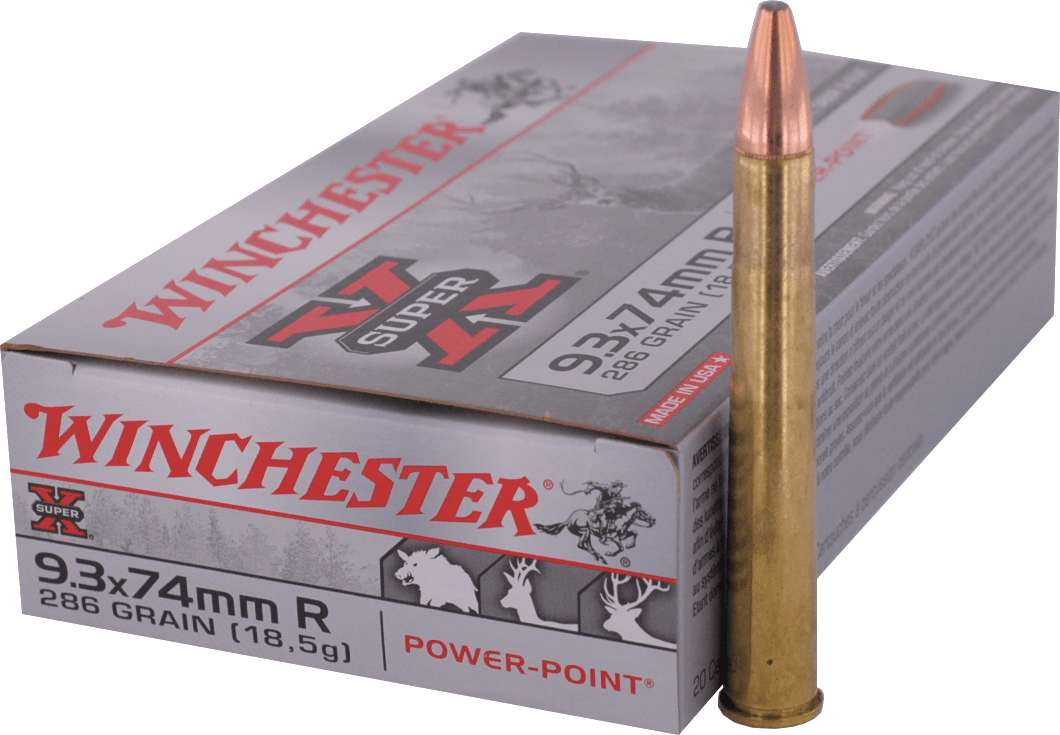 9.3 x 74 R  Winchester - PP 286gr