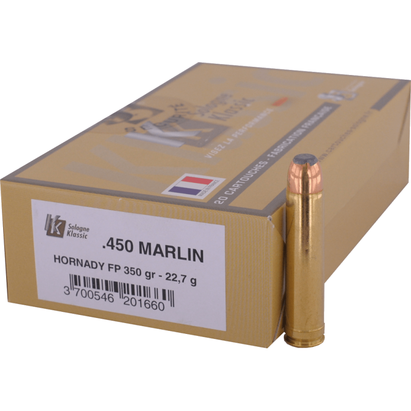 450 MARLIN  Sologne - Hornady FP 350gr