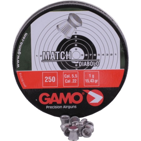 5.5 mm plombs à air Gamo - Match Plats