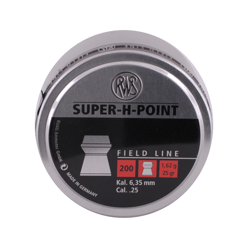 6.35 mm plombs à air RWS - Super H-Point