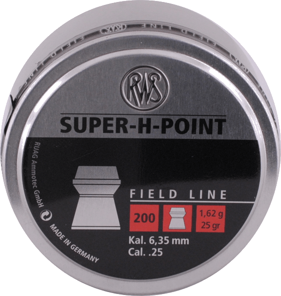 6.35 mm plombs à air RWS - Super H-Point
