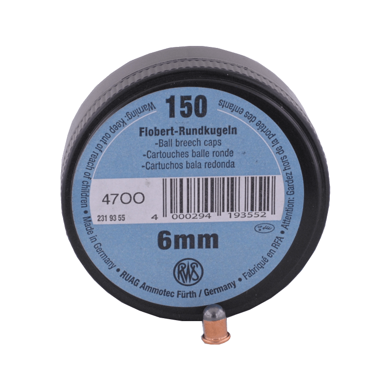 22/6 mm Flobert RWS - Balles rondes