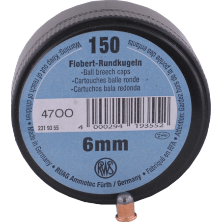 22/6 mm Flobert RWS - Balles rondes