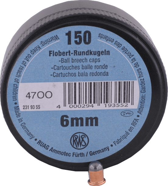 22/6 mm Flobert RWS - Balles rondes