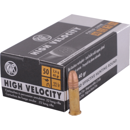 22 Long haute vitesse RWS - HIGHT VELOCITY CUIVRÉES CREUSES