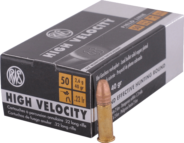 22 Long haute vitesse RWS - HIGHT VELOCITY CUIVRÉES CREUSES