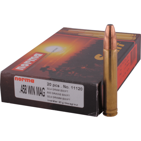 458 WINCHESTER MAGNUM  Norma - Swift A Frame 32.4g - jusqu'à épuisement