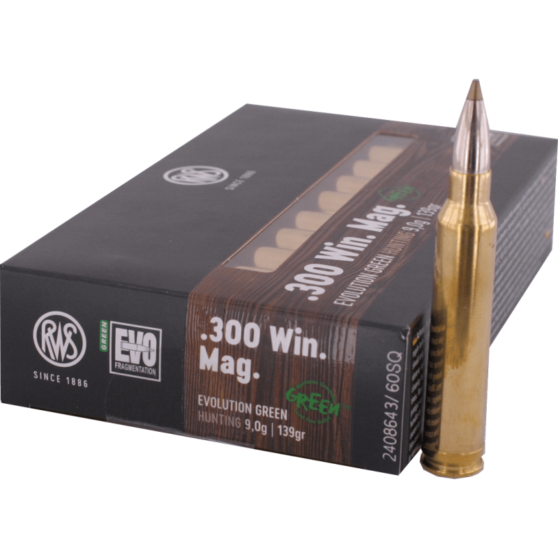 300 WM RWS - EVO GREEN 9.00g